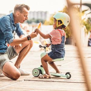Highwaykick Scoot & Ride Παιδικό Πατίνι 1 Τρίτροχο με Κάθισμα Kiwi- 3 Σχέδια (96355)