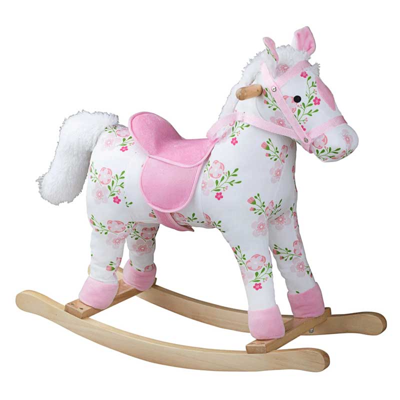 Bigjigs Toys Κουνιστό Αλογάκι Floral Rocking Horse (BJ284)