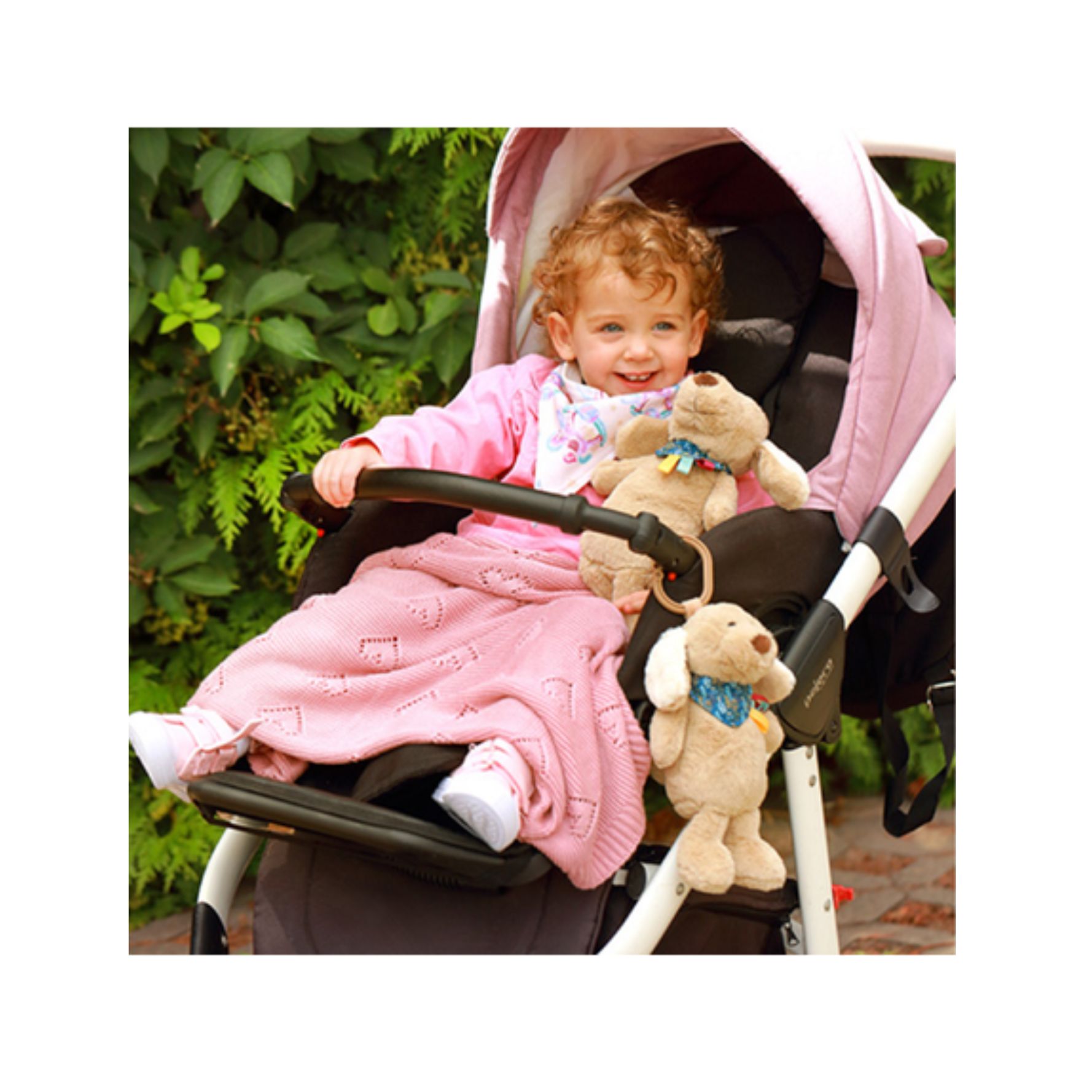 BabyOno: Κρεμαστό Μαλακό Παιχνίδι με Ήχο- Dog Willy (BN1522)