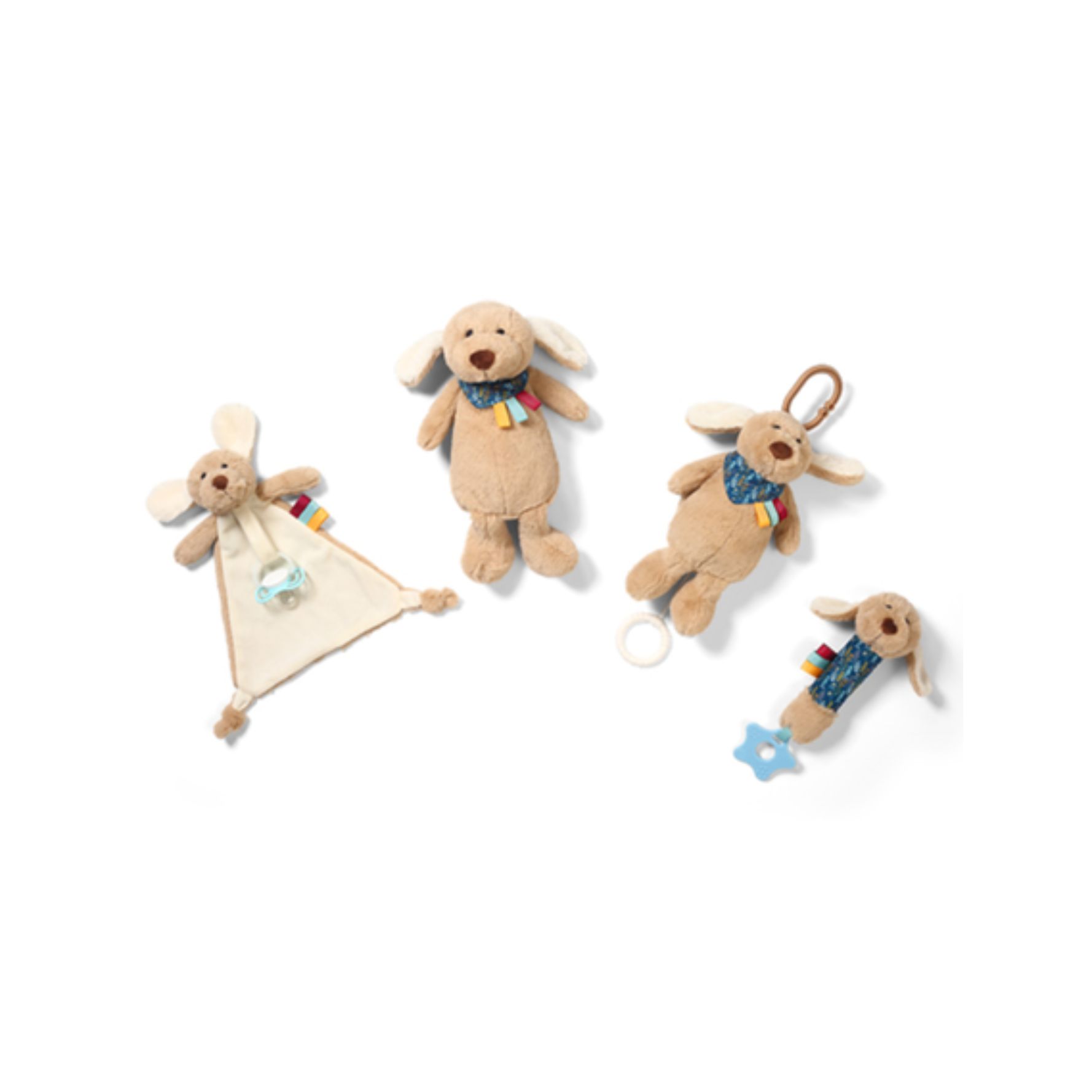 BabyOno: Κρεμαστό Μαλακό Παιχνίδι με Ήχο- Dog Willy (BN1522)