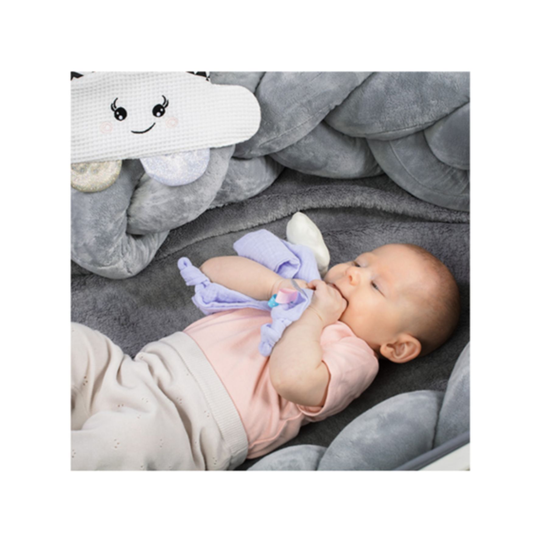 BabyOno: Βαμβακερό Πανάκι Παρηγοριάς & Αγκαλιάς απο Μουσελίνα Cloud (BN1538)