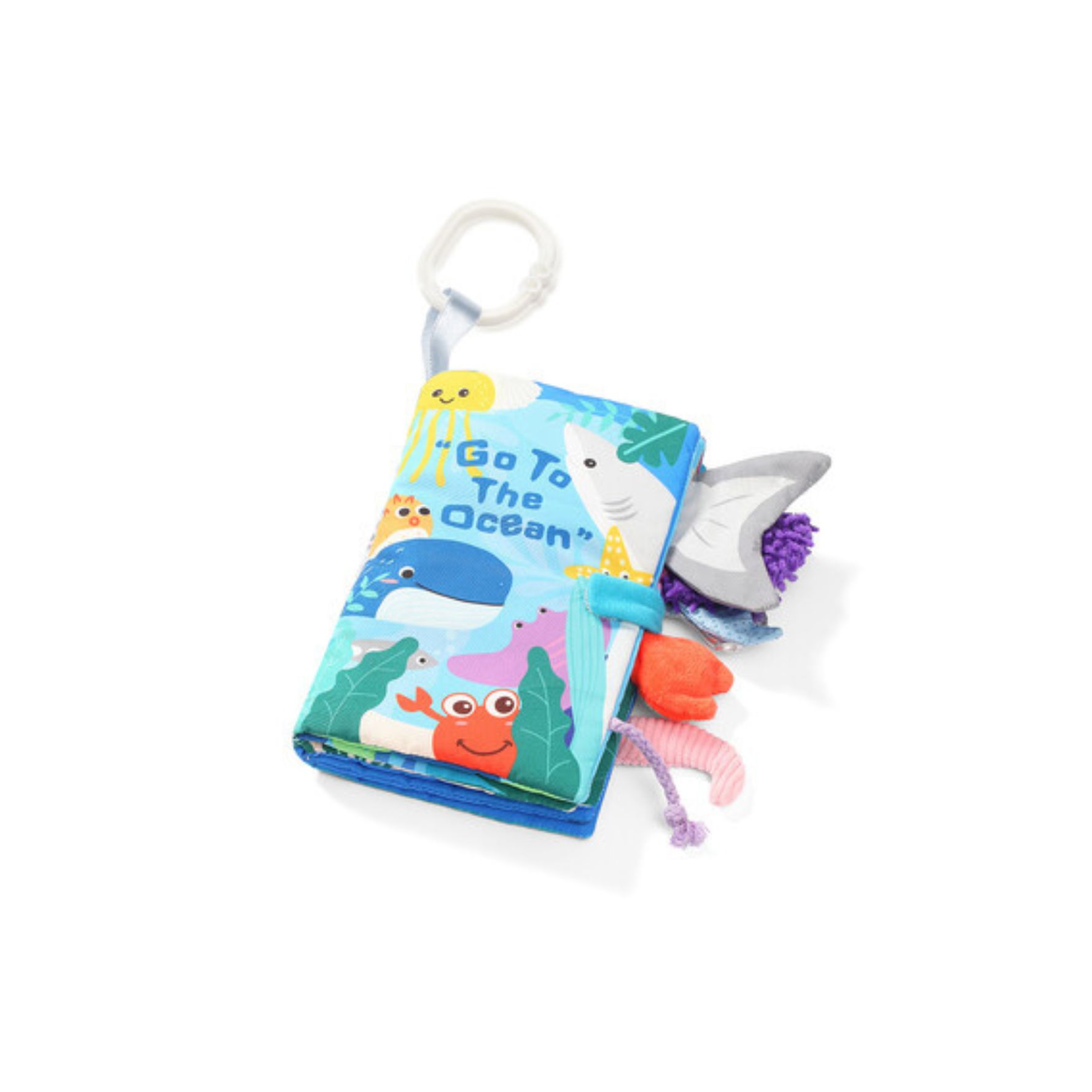 BabyOno: Εκπαιδευτικό βιβλιαράκι Go To The Ocean (BN544)