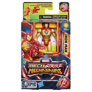 Hasbro Marvel Mech Strike: Mechasaurus - Iron Man Action Figure 10cm (F6672)