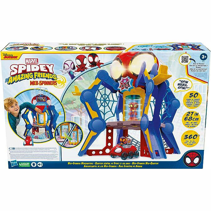Hasbro Marvel Spidey and His Amazing Friends Web-Spinners Web-Quarters (F6723)