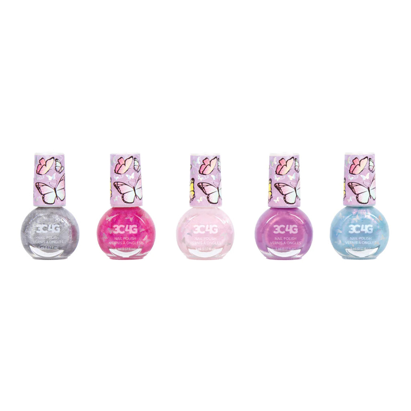 Make It Real 3C4G Butterfly Glitter Nail Polish (10051)