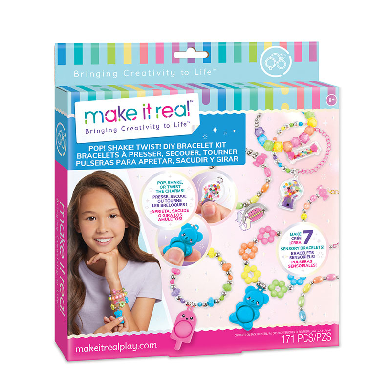 Make It Real Jewellery POP! Shake! Twist! DIY Bracelet Kit (1328)