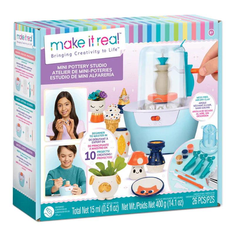 Make it Real Decor Mini Pottery Studio Deluxe Set (1830)