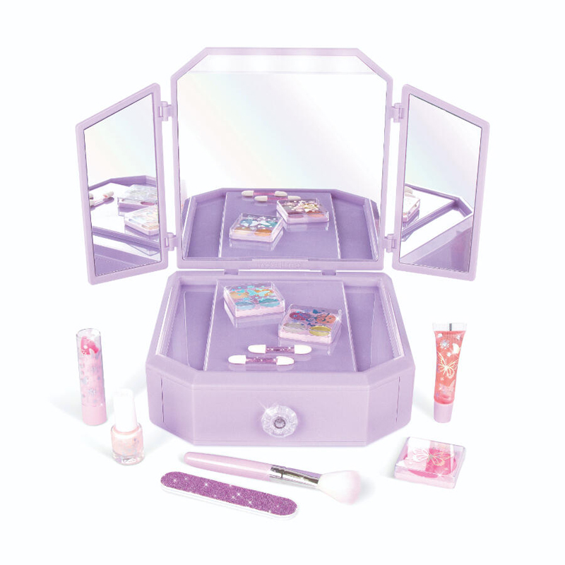 Make It Real Deluxe Light Up Mirrored Vanity and Cosmetic Set (2532)