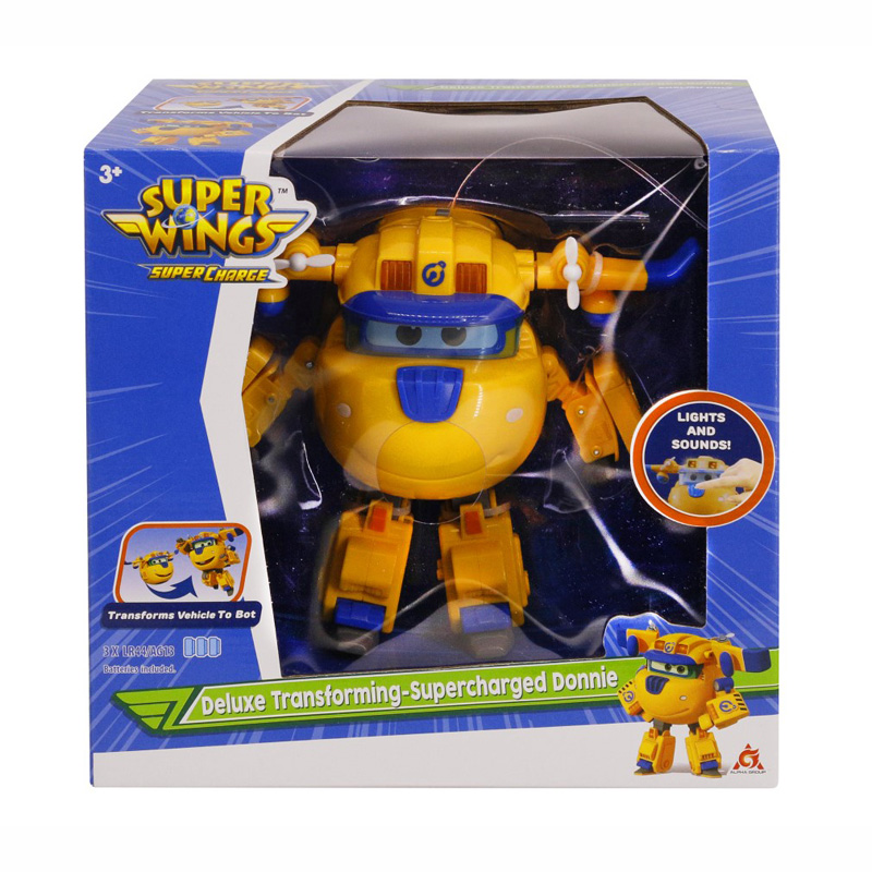 Just Toys Super Wings Super Charge Deluxe Transforming Supercharged - Διάφορα Σχέδια (FK740430)