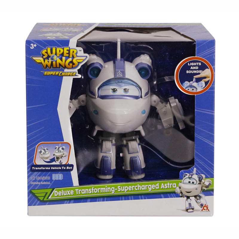 Just Toys Super Wings Super Charge Deluxe Transforming Supercharged - Διάφορα Σχέδια (FK740430)