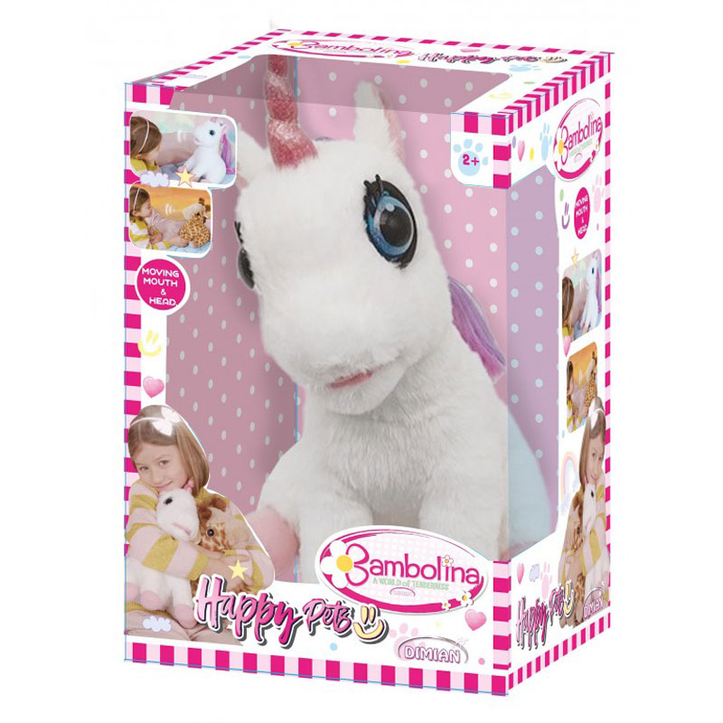 Just Toys Happy Pets Luna Μονόκερος Baby (BD2041)