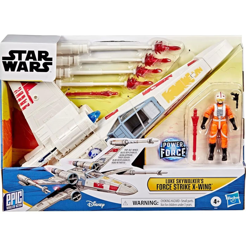 Hasbro Star Wars Epic World of Action Luke Skywalker's Force Strike X-wing (G0768)