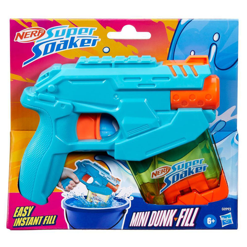 Hasbro Nerf Super Soaker Mini Dunk-Fill Water Blaster (G0993)