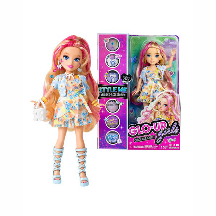 Giochi Preziosi Glo-Up Girls Κούκλα Μόδας Tiffany (GLU06000)