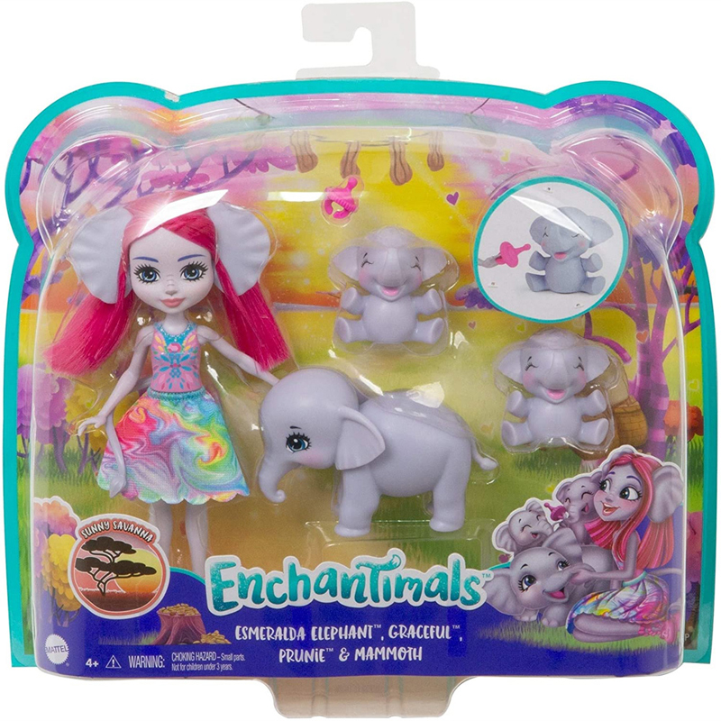 Mattel Enchantimals - Κούκλα & Ζωάκια Φιλαράκια (Διάφορα Σχέδια) GJX43