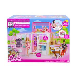 Mattel Barbie Νέο Σπιτάκι- Βαλιτσάκι (HCD47)