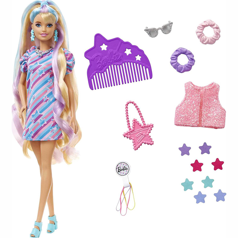 Mattel Barbie Totally Hair - Stars (HCM88)