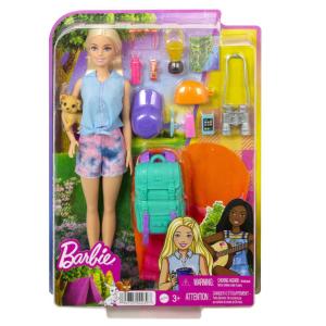 Mattel Barbie Malibu Camping Κούκλα (HDF73)