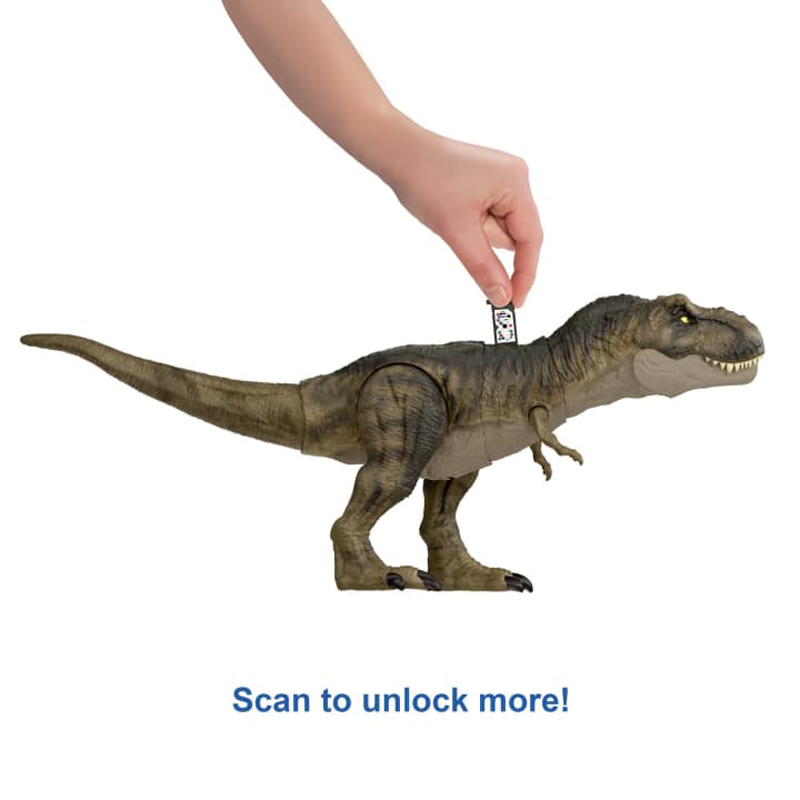 Mattel Jurassic World Φιγούρα Thrash 'N Devour Tyrannosaurus Rex™-Χτυπά & Καταβροχθίζει 53cm (HDY55)