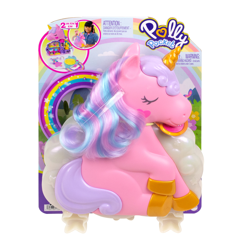 Mattel Polly Pocket Σαλόνι Ομορφιάς Μονόκερος (HKV51)