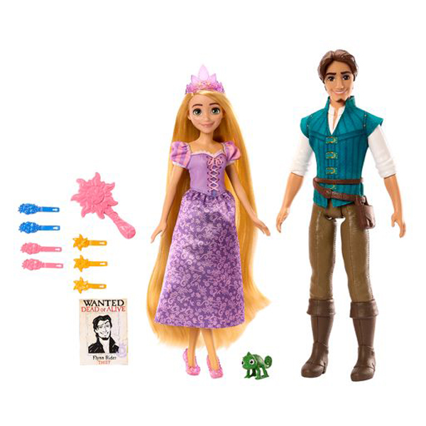 Mattel Disney Princess Rapunzel & Flynn Rider Adventure Set (HLW39)