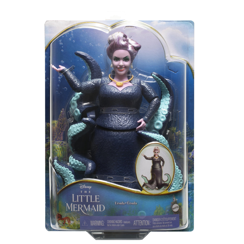 Mattel Disney Princess Κούκλα Η Μικρή Γοργόνα - Ούρσουλα (HLX12)