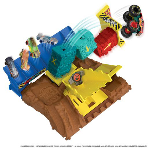 Mattel Hot Wheels Monster Trucks Arena World Σετ- 2 Σχέδια (HNB92)
