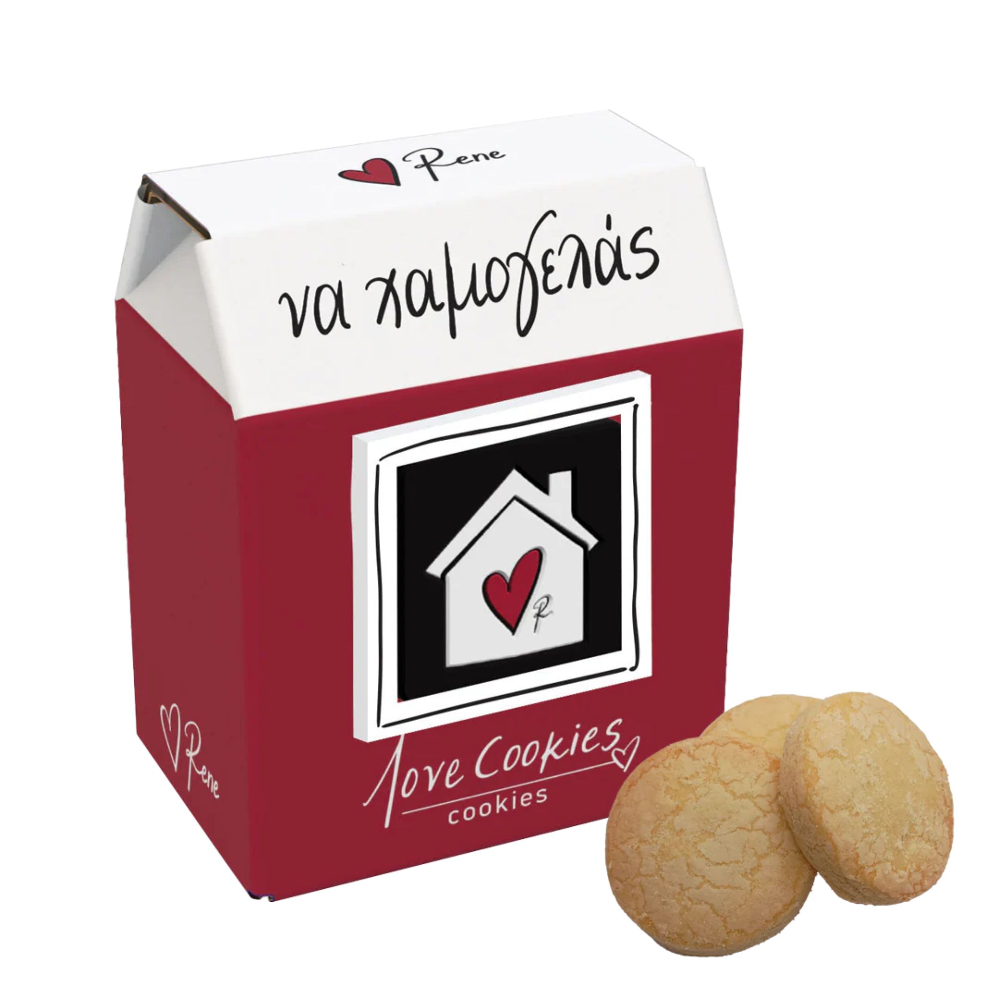 Rene Μπισκότα Love Cookies-  Να Χαμογελάς (HP.RLB.0281)