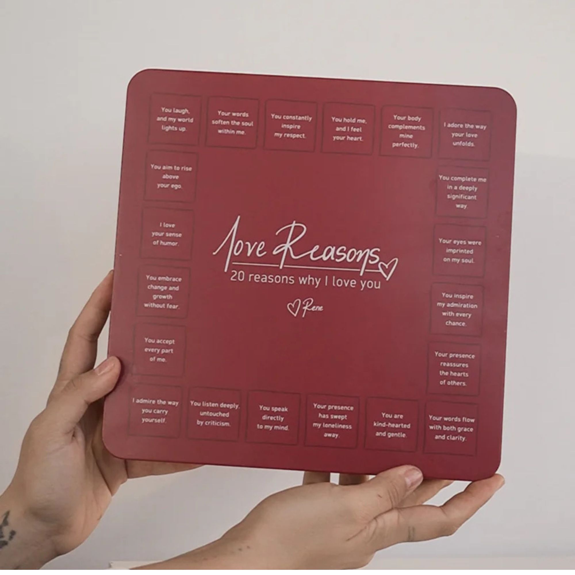 Rene Σοκολατάκια Love Reasons- 20 Λόγοι που Σ' αγαπώ ( HP.RLB.0294)