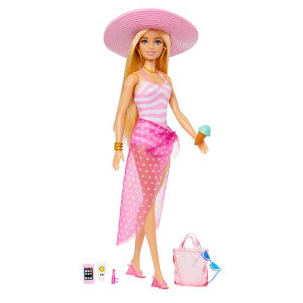 Mattel Barbie Beach Glam με Αξεσουάρ (HPL730
