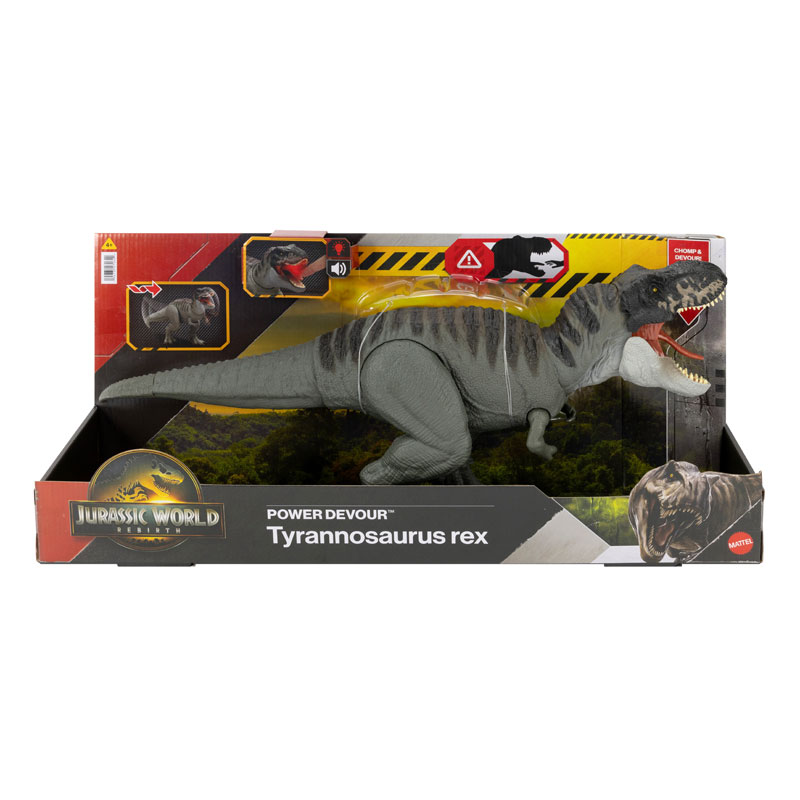 Mattel Jurassic World Rebirth T-Rex με Επαναλαμβανόμενο Δάγκωμα & Ήχους- Μήκος 54,50cm (JCH02)