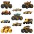 Mattel Hot Wheels Οχήματα Monster Trucks Trophy Champions Collection- Σετ των 12 (JDW07)