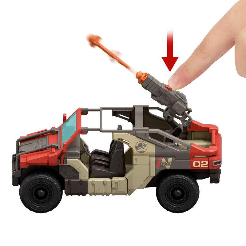 Mattel Jurassic World Rebirth Δεινόσαυρος με Όχημα & Φιγούρα (JGB59)