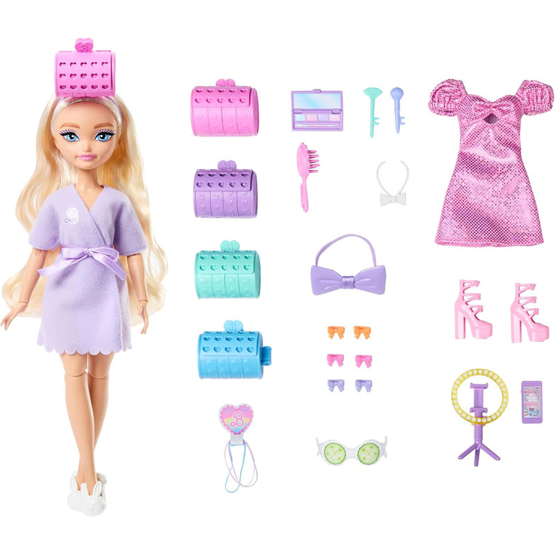 Mattel Barbie Dream Besties Get Ready With Me #GRWM Barbie Malibu (JGG38)