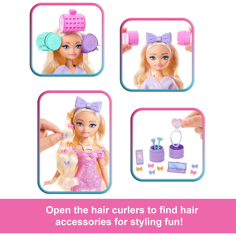 Mattel Barbie Dream Besties Get Ready With Me #GRWM Barbie Malibu (JGG38)