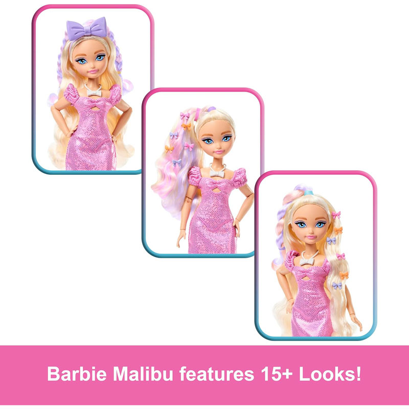 Mattel Barbie Dream Besties Get Ready With Me #GRWM Barbie Malibu (JGG38)