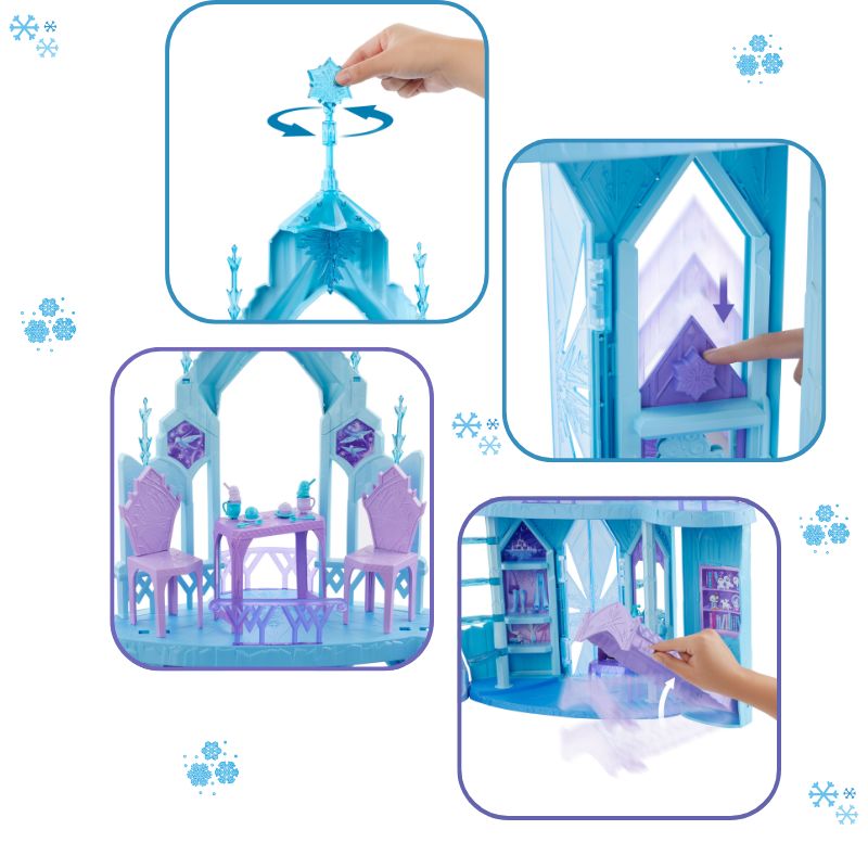 Mattel Disney Frozen Elsa Ice Castle Playset Παγωμένο Παλάτι 70cm (JGG41)