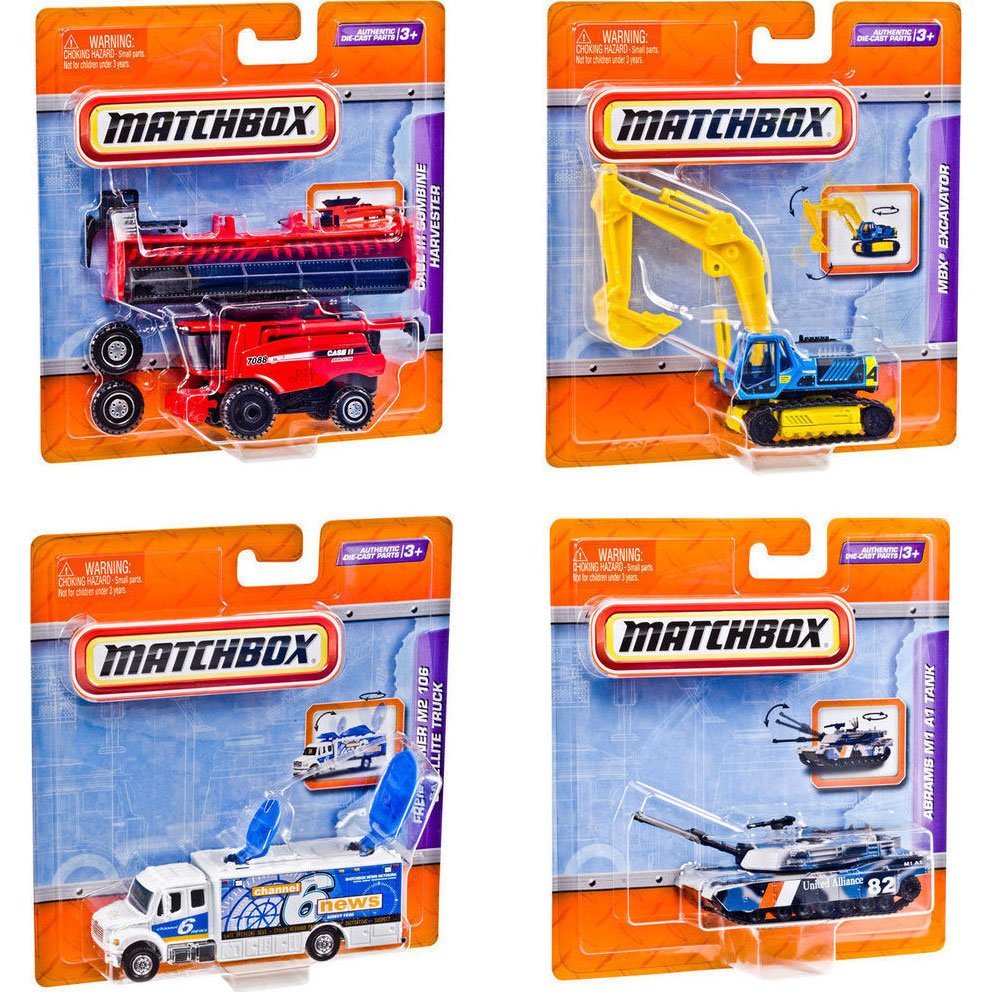 Mattel Matchbox Φορτηγάκια Working Rongs- Διάφορα Σχέδια (N3242)