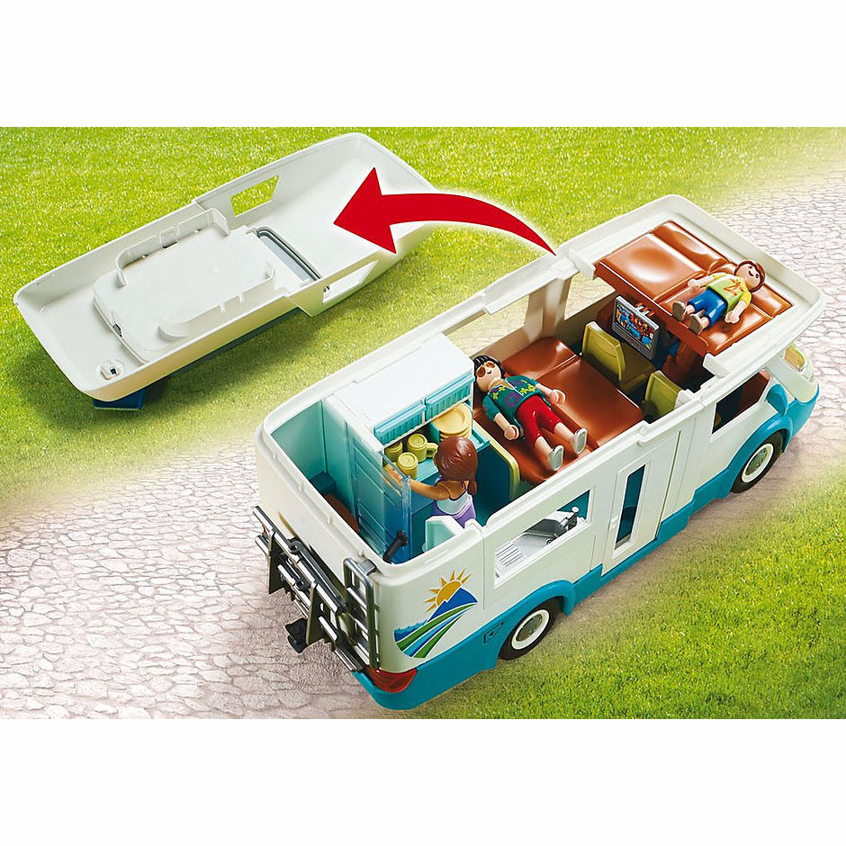 Playmobil Αυτοκινούμενο Οικογενειακό Τροχόσπιτο (PL70088)