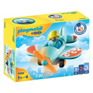 Playmobil 123 Πιλότος με Αεροπλανάκι ( PL71159)