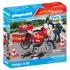 Playmobil City Action Heroes Πυροσβέστης με Μοτοσικλέτα (71466)