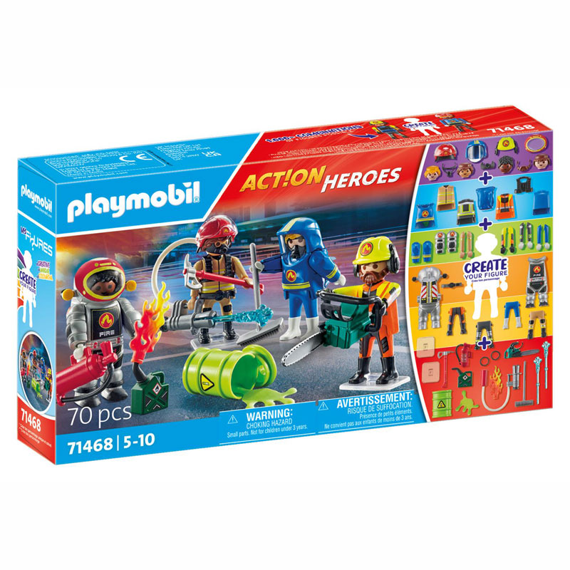 Playmobil Action Heroes My Figures: Επιχείρηση Πυροσβεστικής (71468)