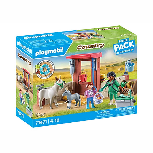 Playmobil Country Starter Pack Φροντίζοντας τα Γαϊδουράκια (71471)