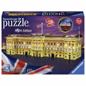 Ravensburger 3D Puzzle Night Edition 216 τμχ Παλάτι του Μπάκιγχαμ (12529)