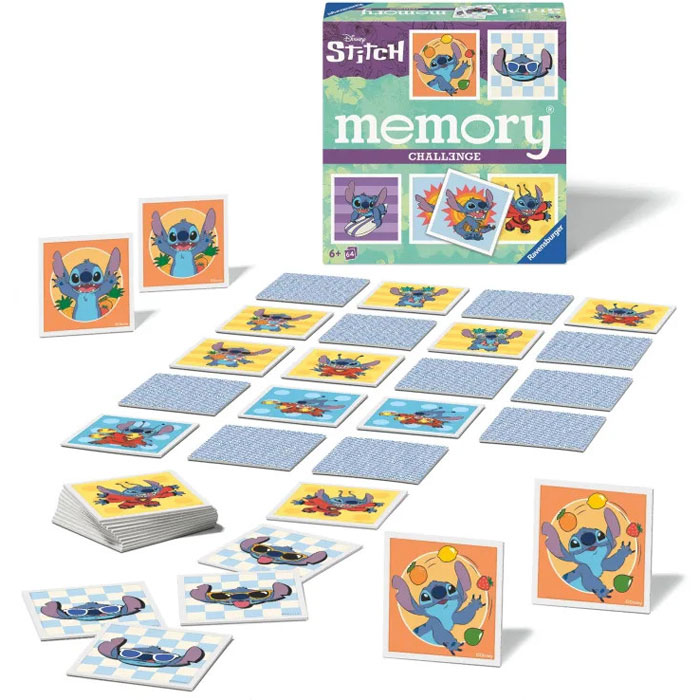 Ravensburger Επιτραπέζιο Μνήμης Stitch Memory® + 3 Παζλ (24697)