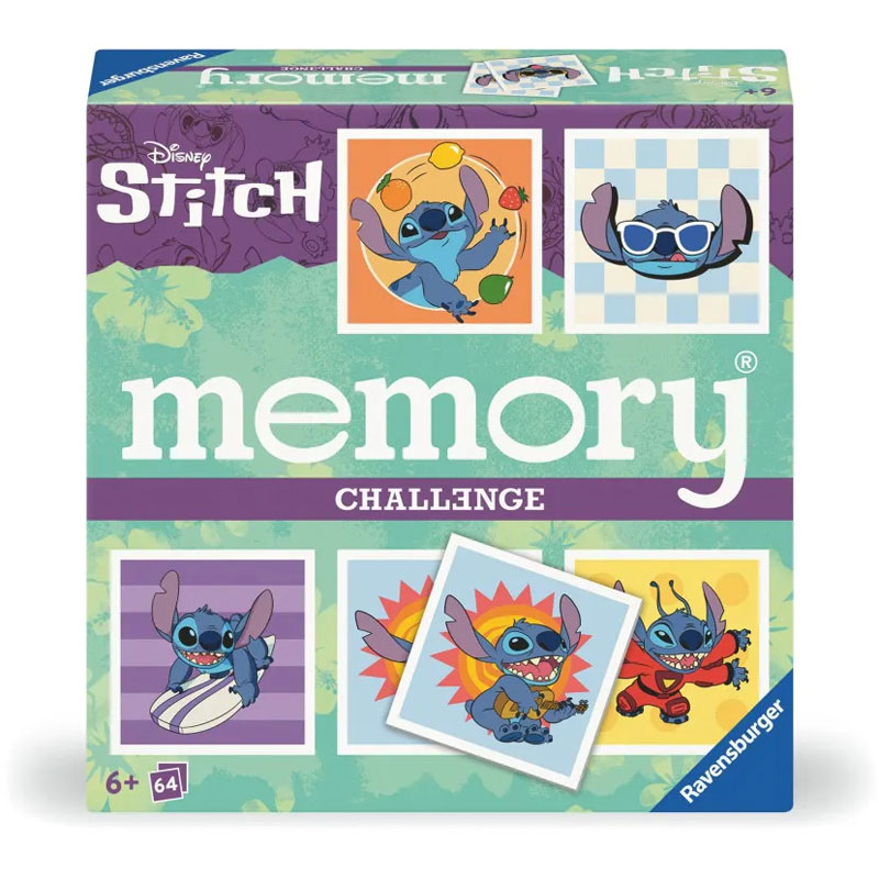Ravensburger Επιτραπέζιο Μνήμης Stitch Memory® + 3 Παζλ (24697)