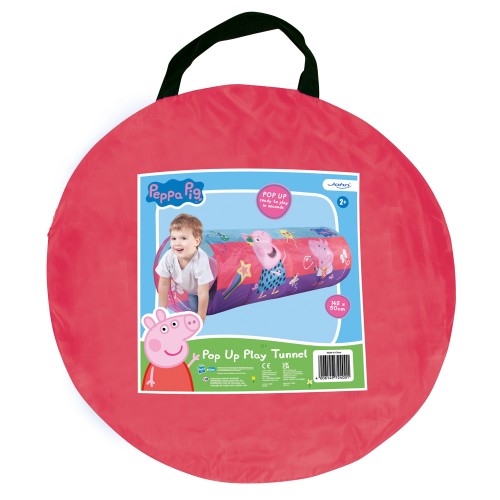  John Σκηνή Pop Up Τούνελ Peppa Pig σε Τσαντάκι (72400)