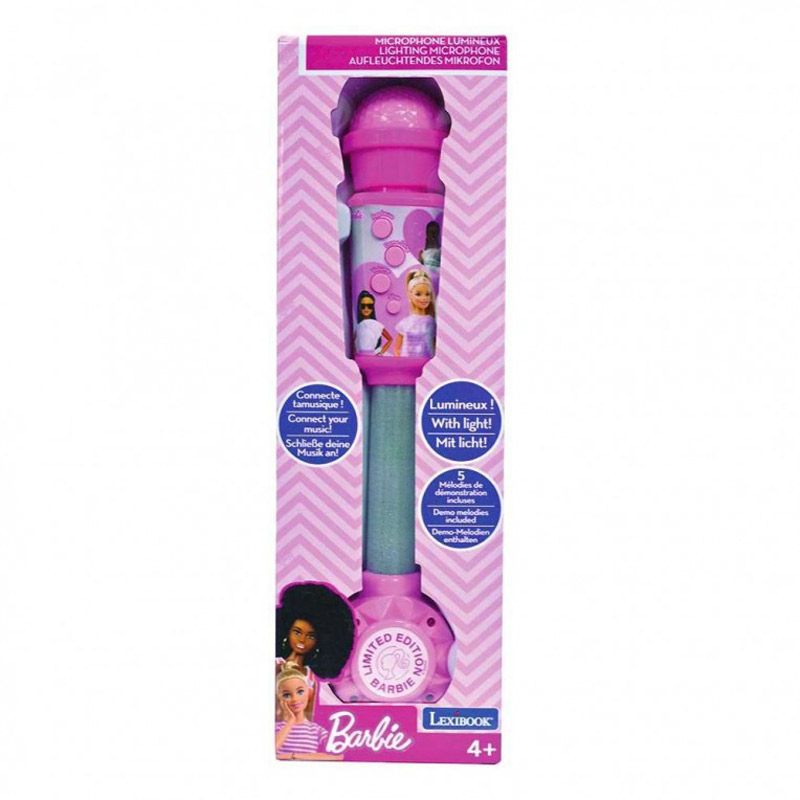 Lexibook Barbie Μικρόφωνο με Μοντέρνο Φωτισμό και Ηχείο (MIC90BB)