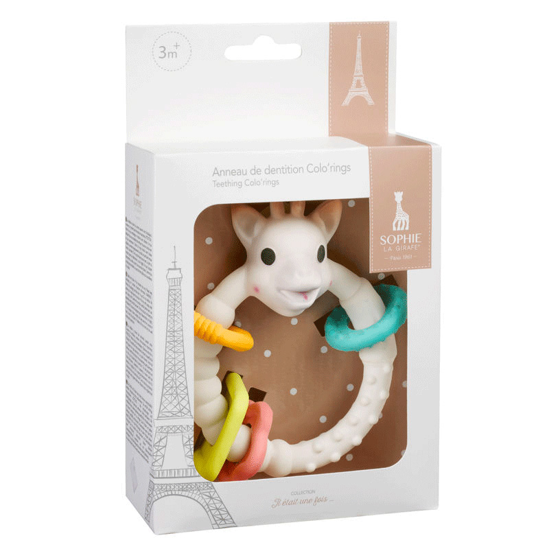 Sophie La Girafe Πολύχρωμος Δακτύλιος Οδοντοφυΐας (S010120)