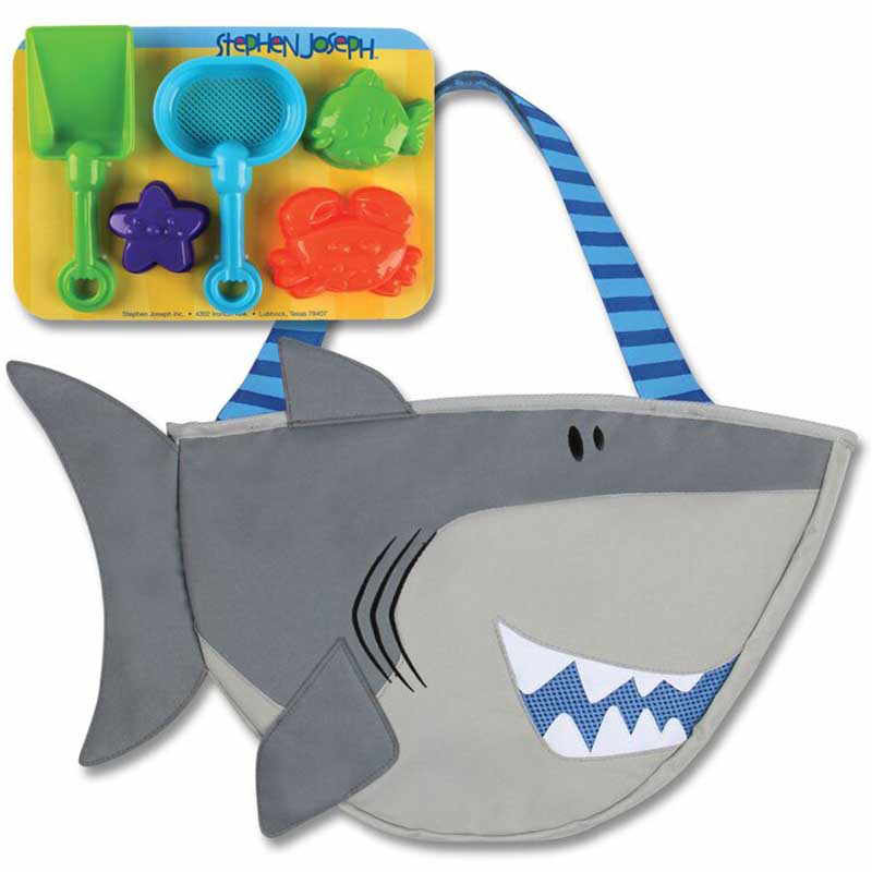 Stephen Joseph Παιδική Τσάντα Παραλίας με Παιχνίδια Shark (100380)